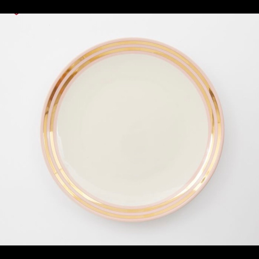 4 ea West Elm Fishes Eddy Gilded Side Plat…